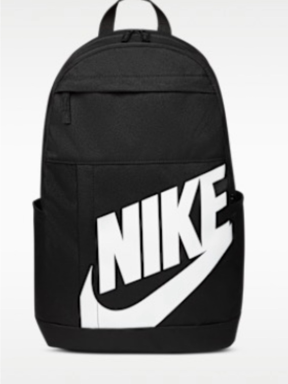 Nike Black Backpack with White Logo